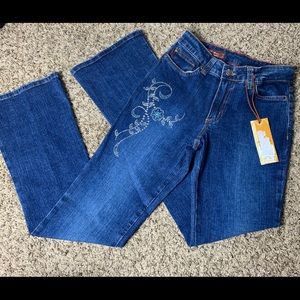 Mu Jeans Rhinestone Authentic Dungarees Size 4